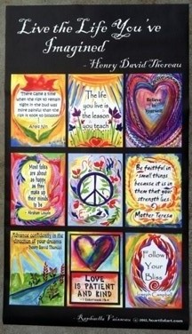 Inspirational Banner of Heartful Art by Raphaella Vaisseau